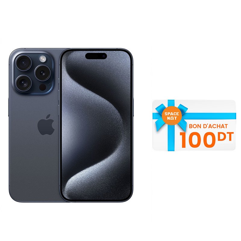 iPhone 15 Pro 256Go Titane Bleu