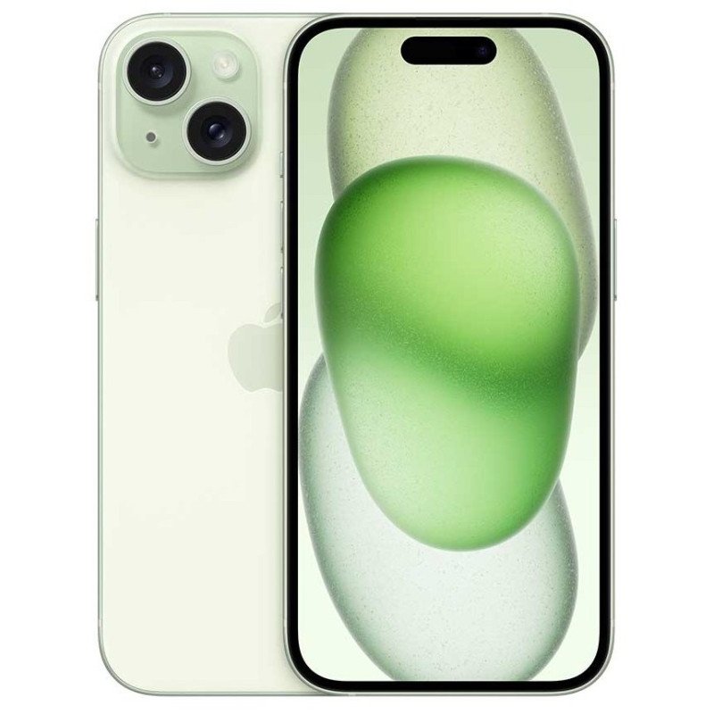 Smartphone Apple iPhone 15 / 5G / 6 Go / 128 Go / Vert