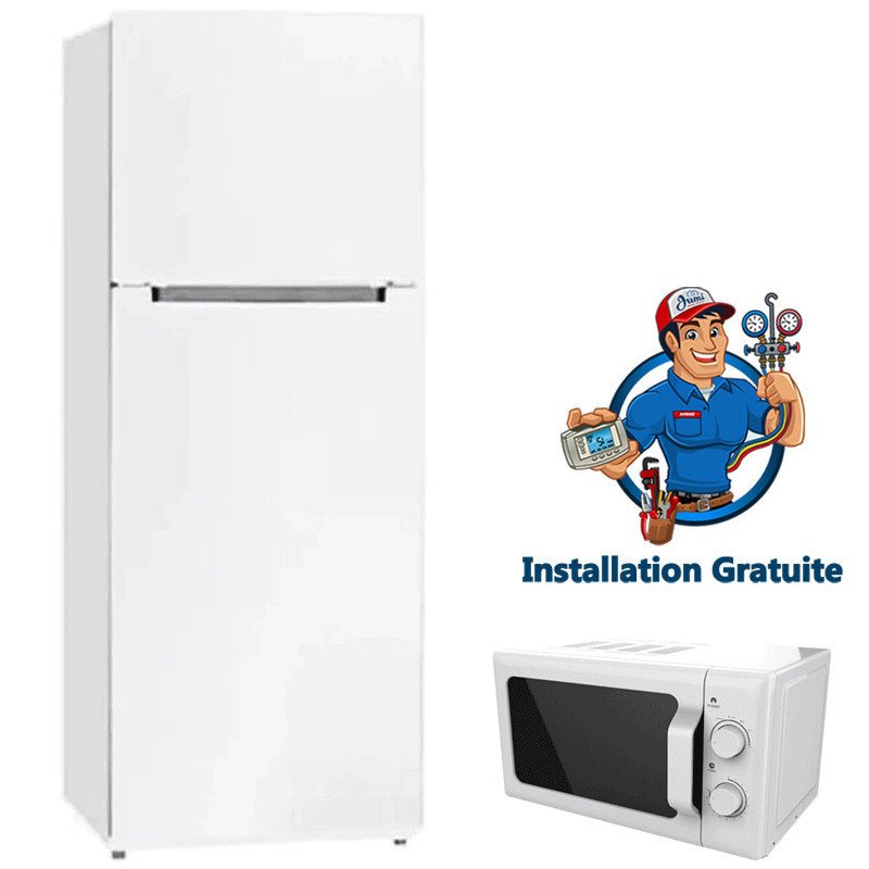 Réfrigérateur Double Portes Saba SN483W NoFrost 451Litres - Blanc