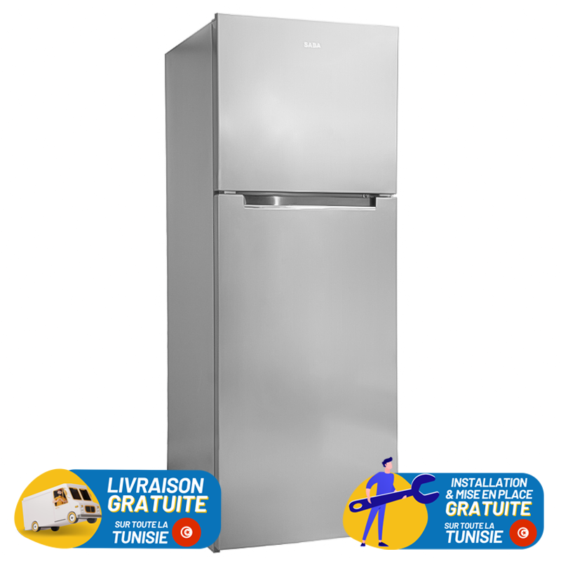 Réfrigérateur NoFrost SABA FC2-45S / Silver + Livraison + Installation et Mise en Place Gratuites