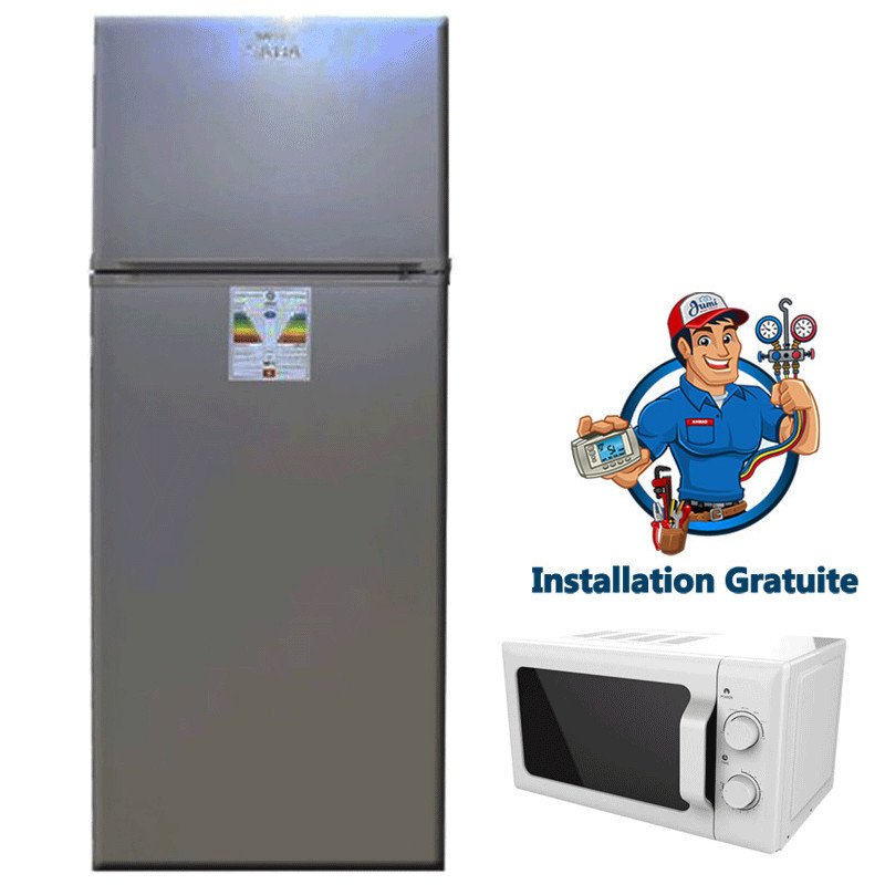 Réfrigérateur Saba SN483S 451L NoFrost Silver