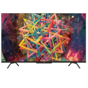 Téléviseur Telefunken 55″ Google UHD 4K QLED + Récepteur Intégré Noir