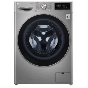 Machine à laver à Vapeur LG 9 Kg Smart DD 6M Silver