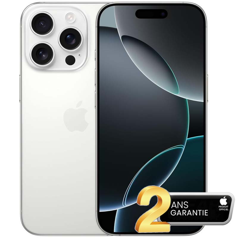 iPhone 16 Pro Max 256Go Blanc Titanium