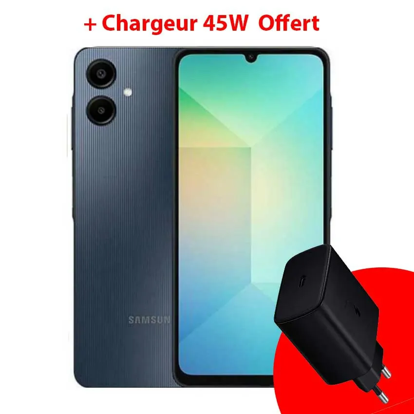 SMARTPHONE SAMSUNG GALAXY A06 5G | 4GO - 64GO - NOIR
