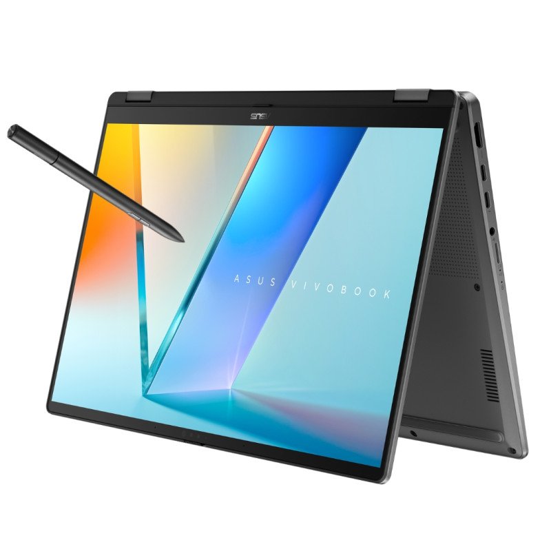 Pc Portable ASUS Vivobook 14 Flip OLED TP3407SA / Ultra 7 / 16 Go / Windows 11 / Gris