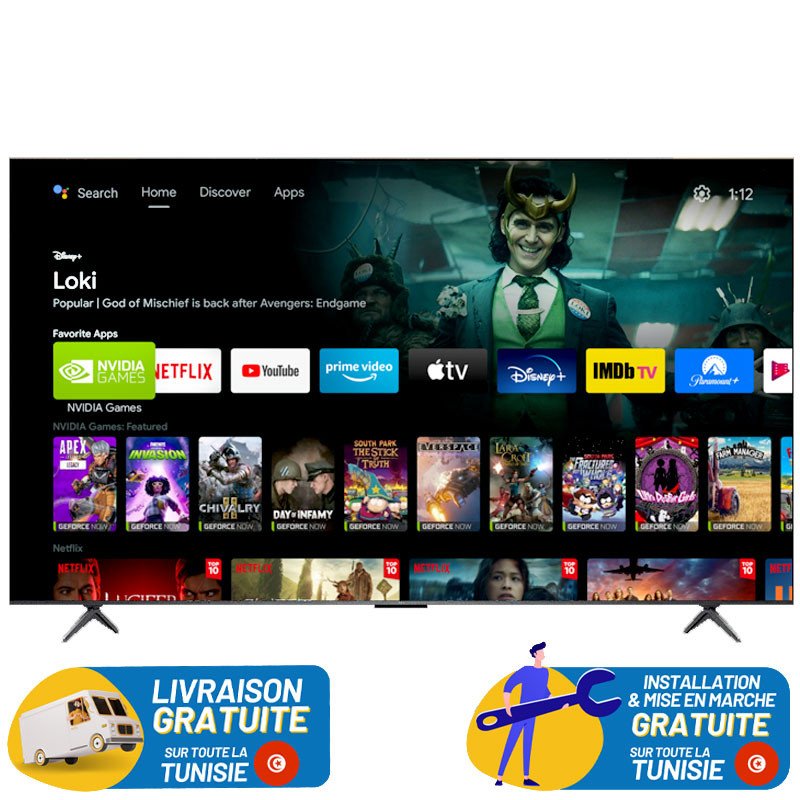 TV TCL C6K 75" QD MINI-LED SMART TV / GOOGLE TV