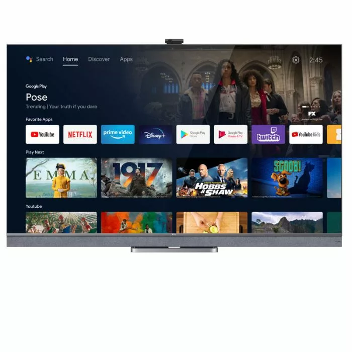 TV TCL 55” SMART ANDROID C825 QLED.