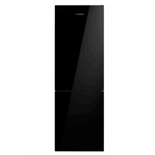Réfrigérateur Combiné Telefunken 341L NoFrost Noir Mirroir