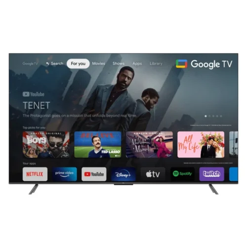 Téléviseur TCL 50″ UHD 4K Google TV Android Smart Noir