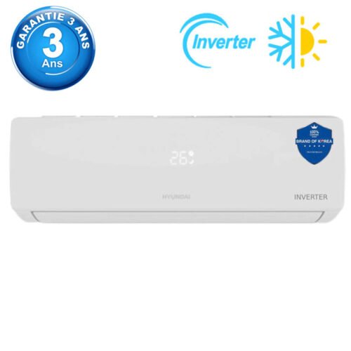 Climatiseur Hyundai INVERTER 9000 BTU CHAUD-FROID