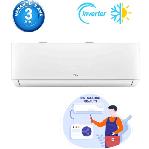 Climatiseur TCL 12000BTU Chaud Froid INVERTER Tropicalisée