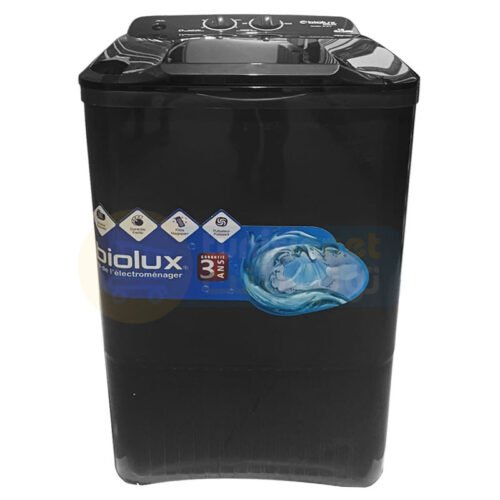 Machine à Laver Semi Automatique Biolux 10 Kg – Noir